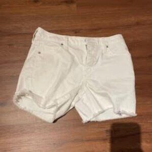 UNIVERSAL THREAD White Jean Shorts